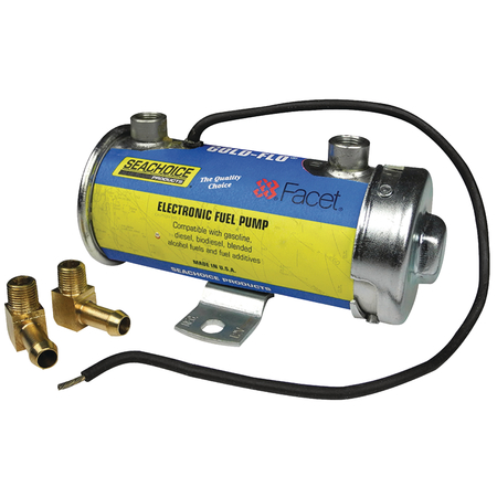 SEACHOICE Gold-Flo High Performance Elect.45 GPH Fuel Pump Kit 8.0-6.5 PSI, 12V 20291
